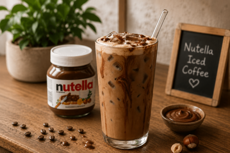 Instant Nutella Iced Coffee Recipe