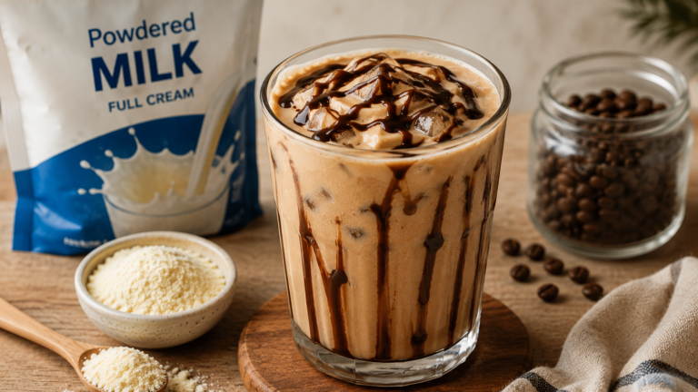 Powdered Milk Iced Coffee Recipe (Creamy, Easy & Budget-Friendly)