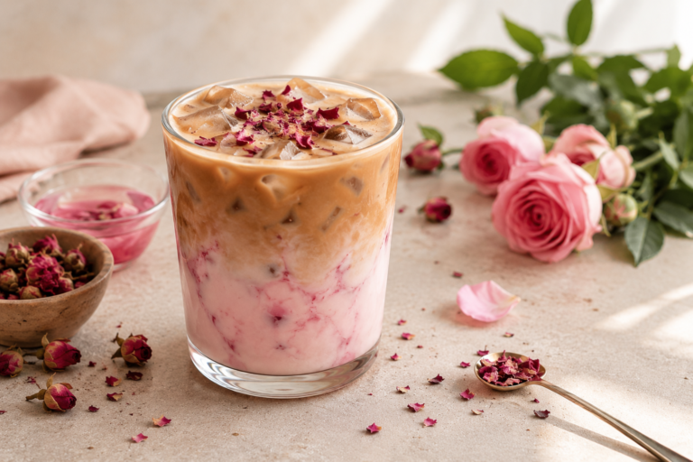 Iced Rose Latte Recipe