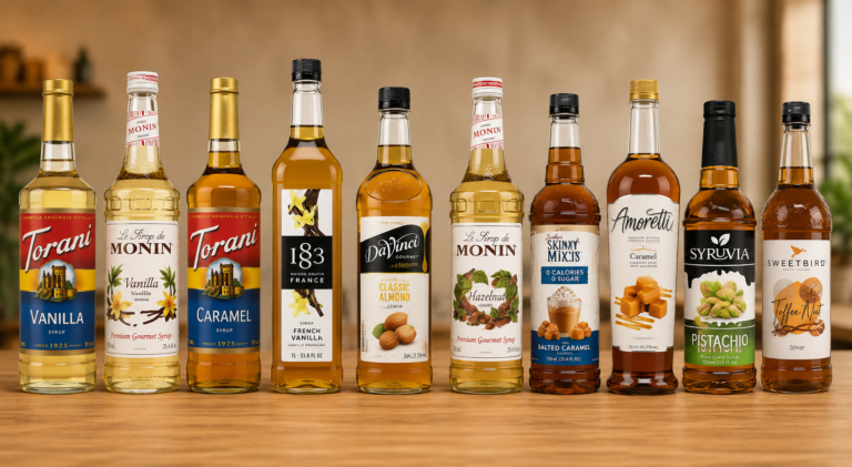 Top 10 Coffee Syrups with Brands for Iced Latte