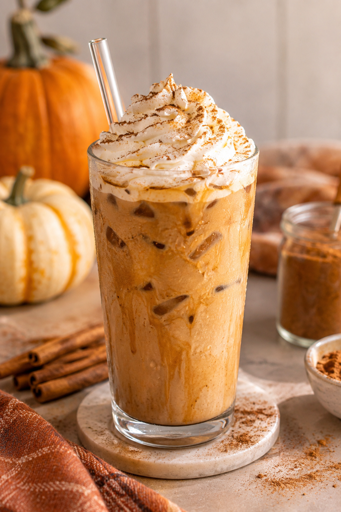 iced pumpkin spice latte