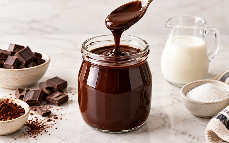 homemade chocolate syrup