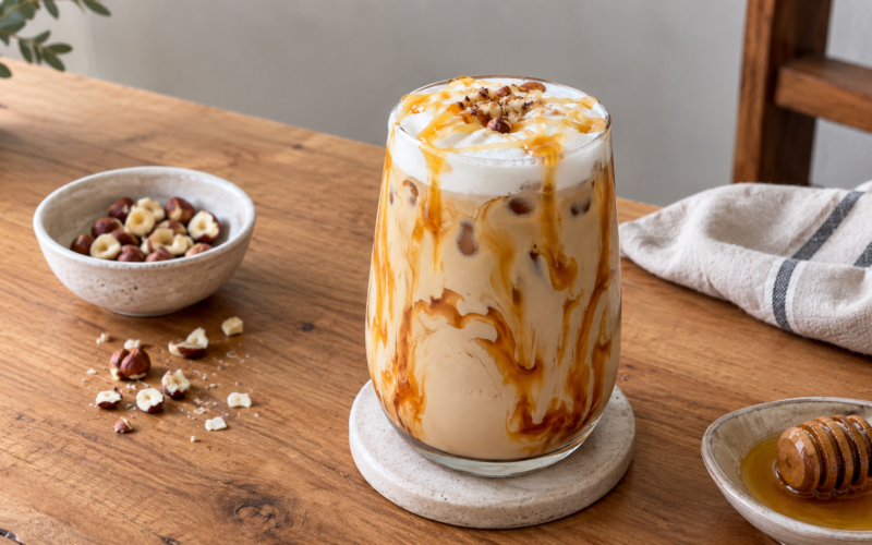 hazelnut-and-honey-iced-latte